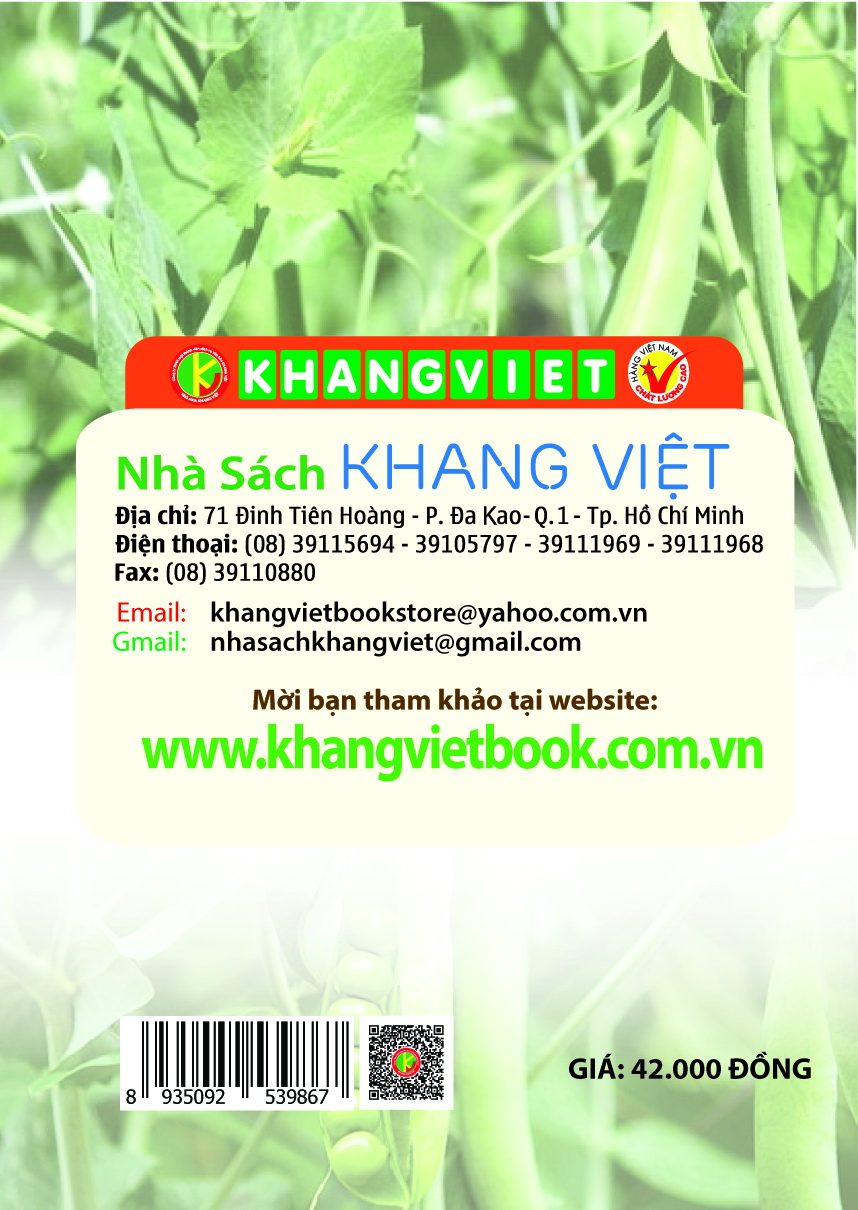 Bìa sau Bí Quyết Thành Công Kĩ Thuật Trồng Cây Họ Đậu Hiệu Quả